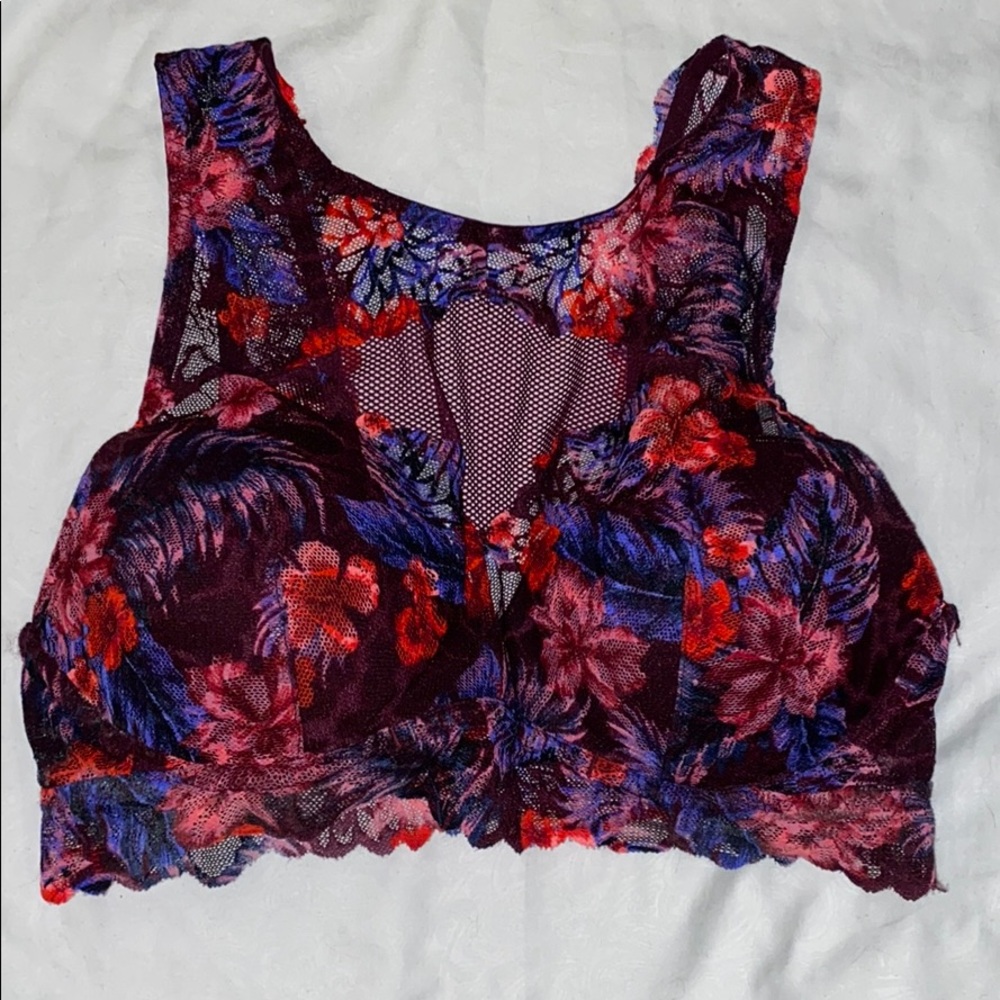 VICTORIA’S SECRET PINK HIGH NECK PUSH UP BRALETTE